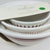 NWT Hearth & Hand with Magnolia Nesting 3-pc Glass Serving Bowls Decorative Rims