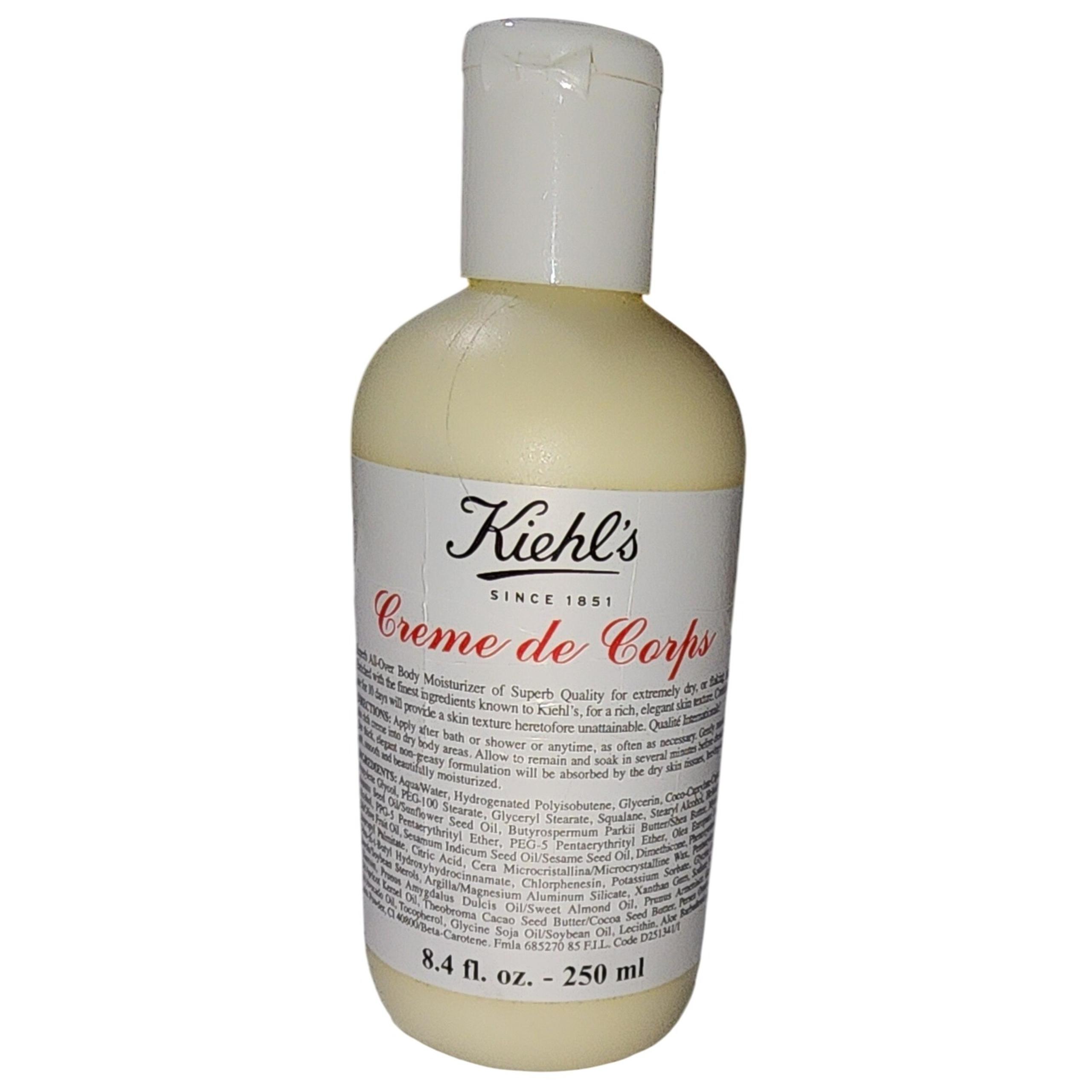 Kiehl's Creme de Corps Body Moisturizer Superb Quality Dry Skin 8.4 fl oz