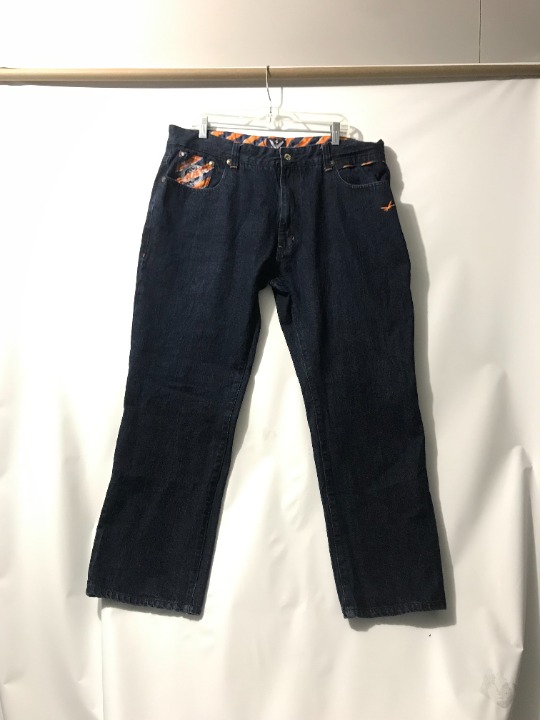 Triple Fat Goose Jeans with Orange Accents 42x32
