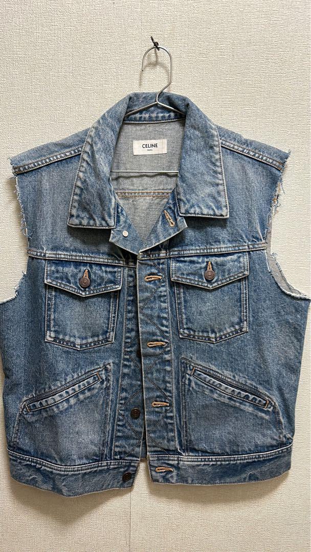 CELINE × Christian Marclay 19SS Denim Vest