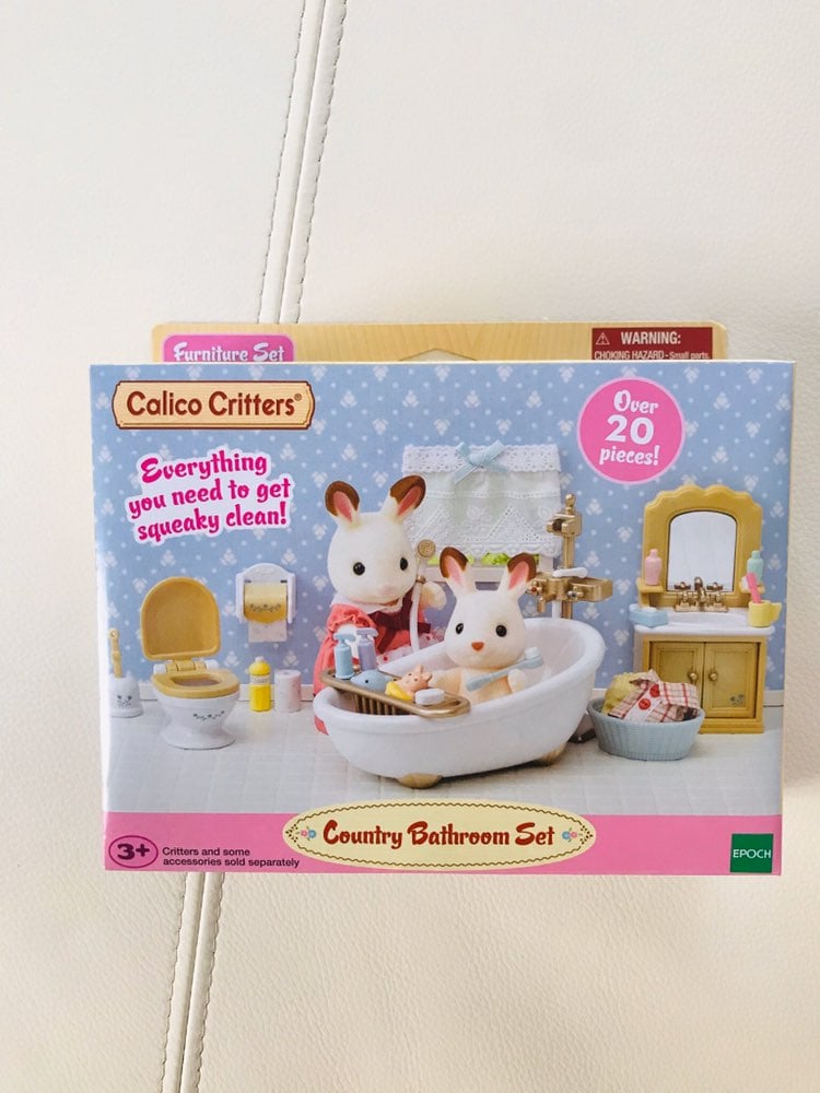 Calico critters house bundle new bathroo