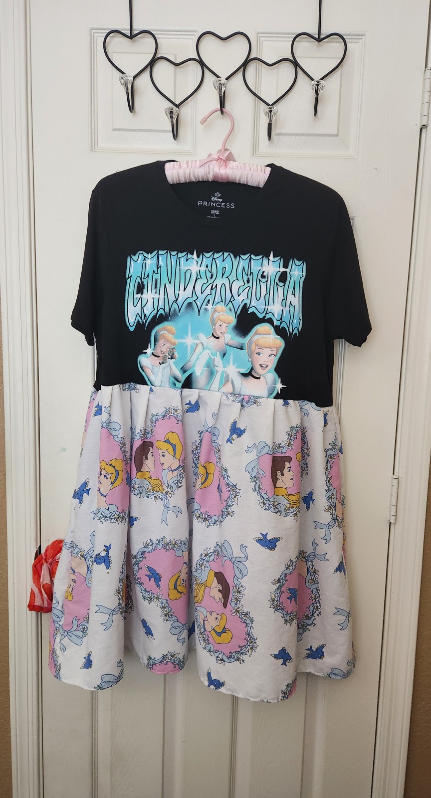 Cinderella vintage 90s tshirt dress vacation princess