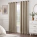 Pair of 108 x54 Baldwin Blackout Curtains in Linen Color