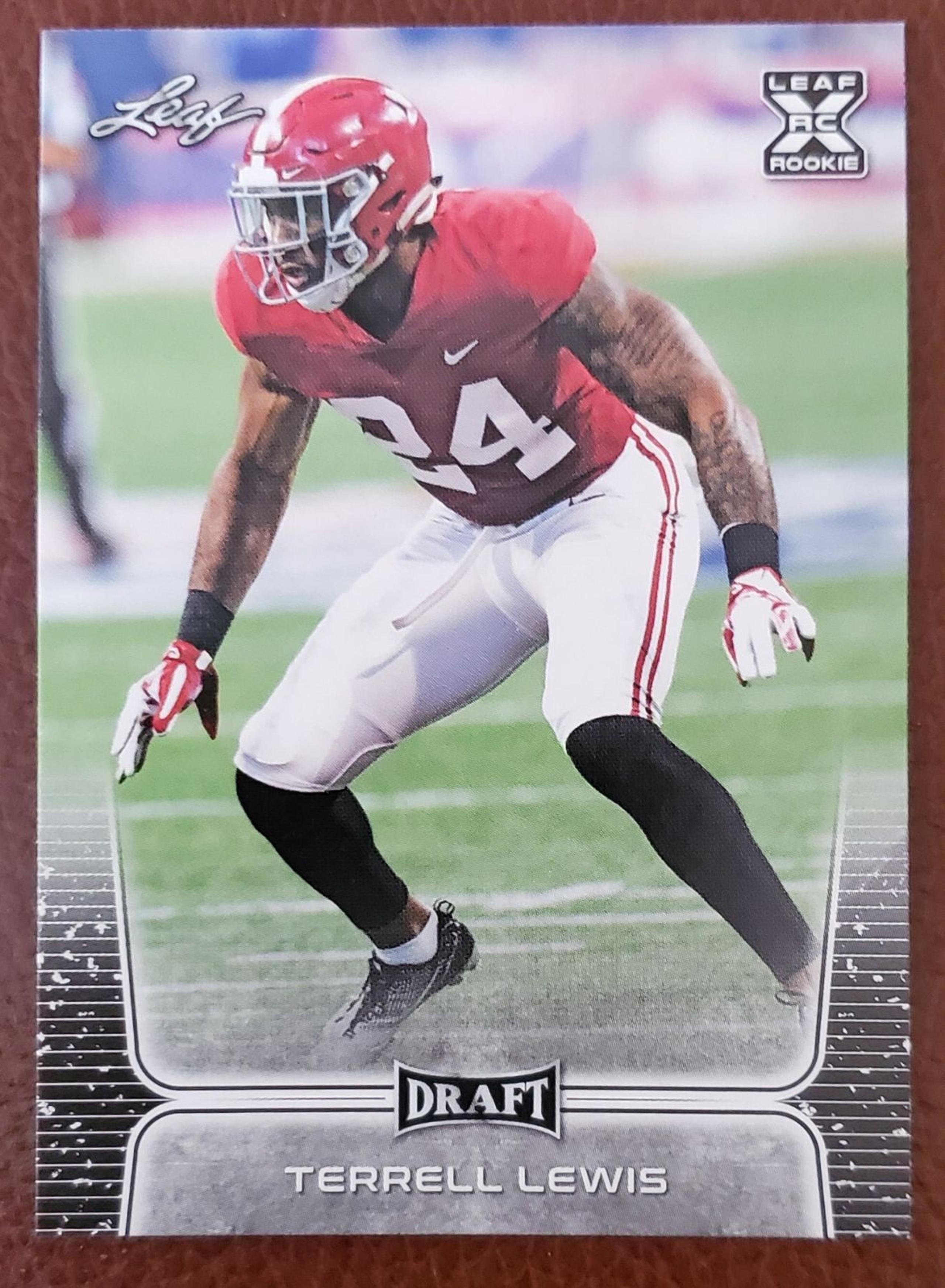 2020 Leaf Draft Picks Terrell Lewis RC