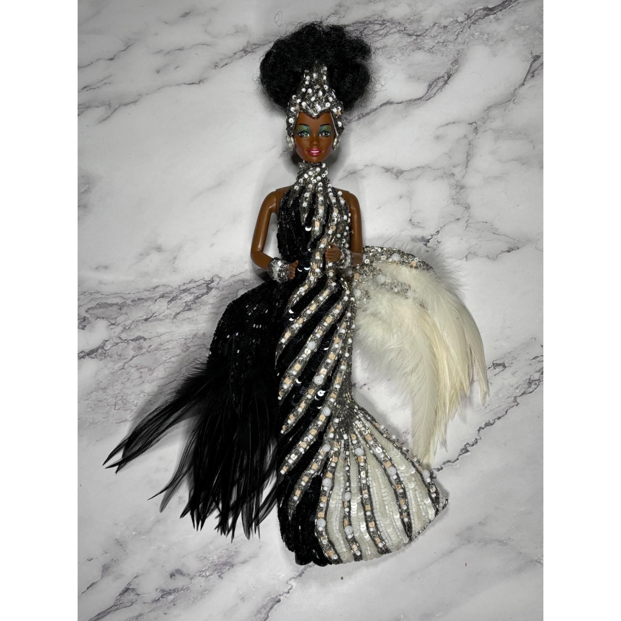 Starlight Splendor Barbie Bob Mackie 2704 African American Vintage Barbie 1991