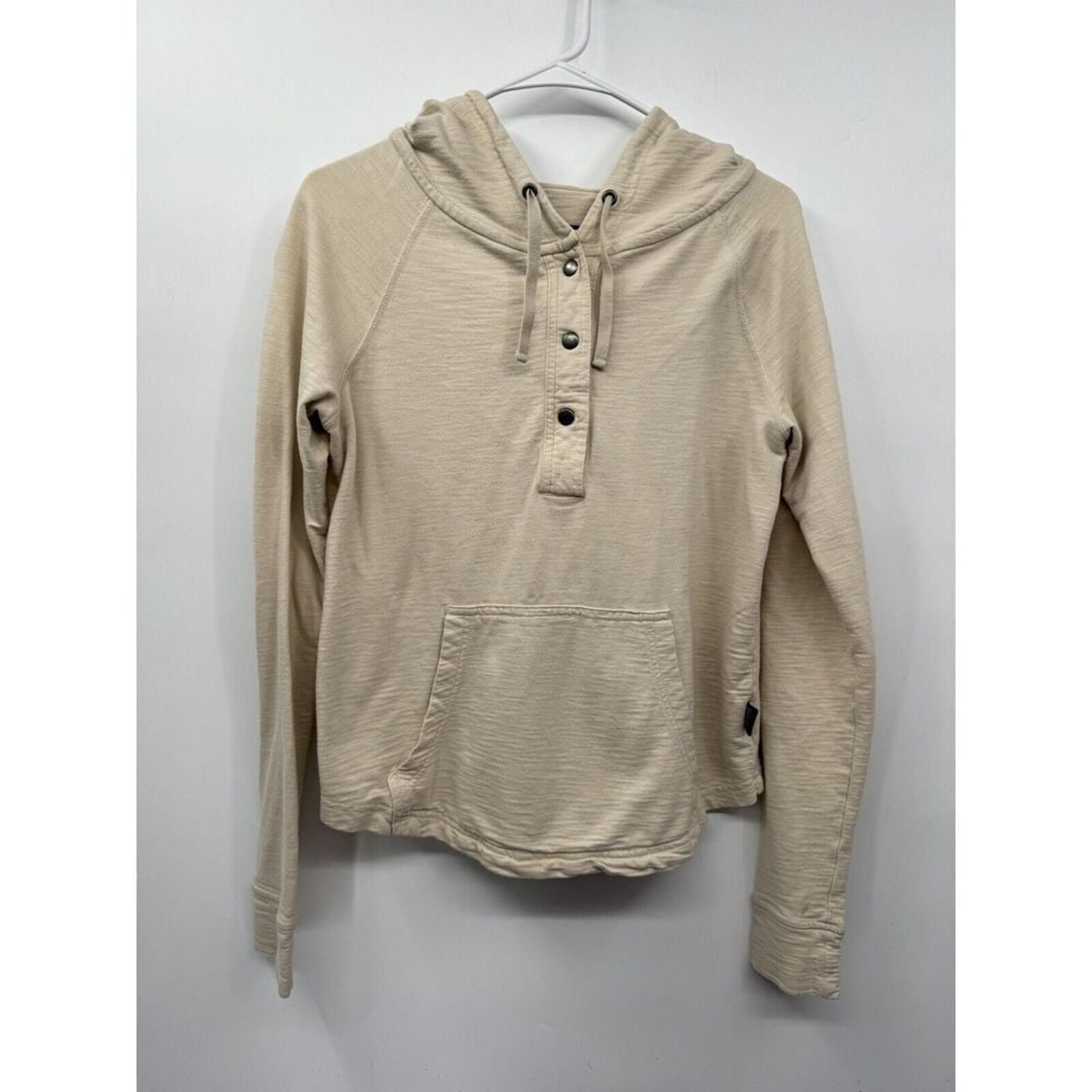 PATAGONIA Women's Tan Necessity Hooded Pullover Sweater XSmall