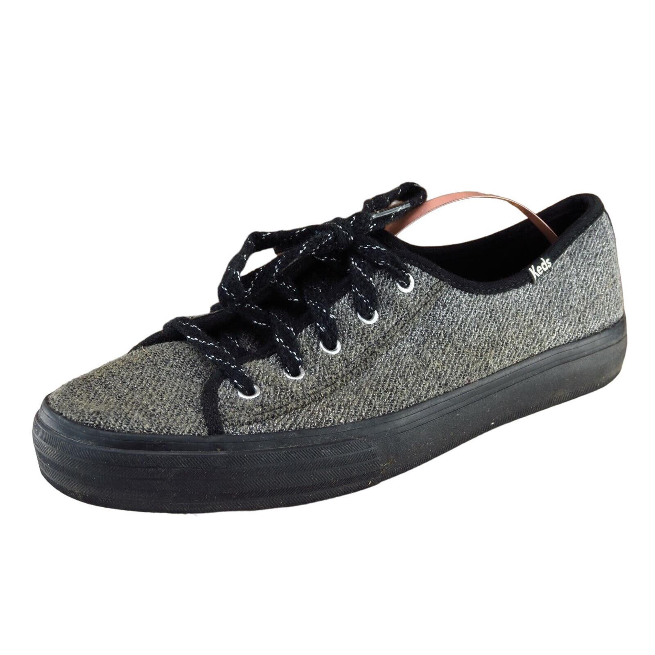Keds Women Size 8.5 M Gray Fashion Sneakers Fabric 614440