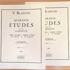 V. Blancou FORTY STUDIES Clarinet