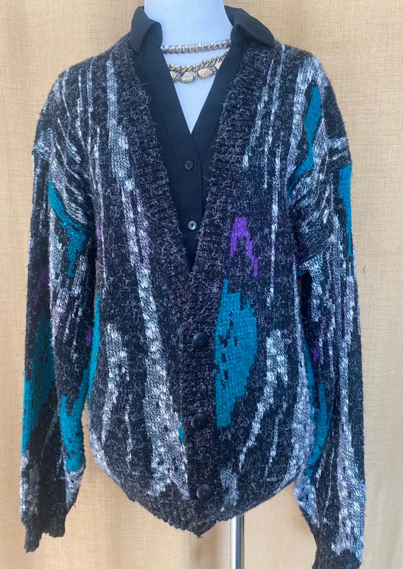 Vintage Graphix Abstract Cardigan