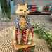Jim Shore with Liberty & Justice for All Resin Freedom Cat Ornament 2003 VTG