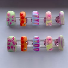 Blooming Gel Nail Art Luxury Press Ons