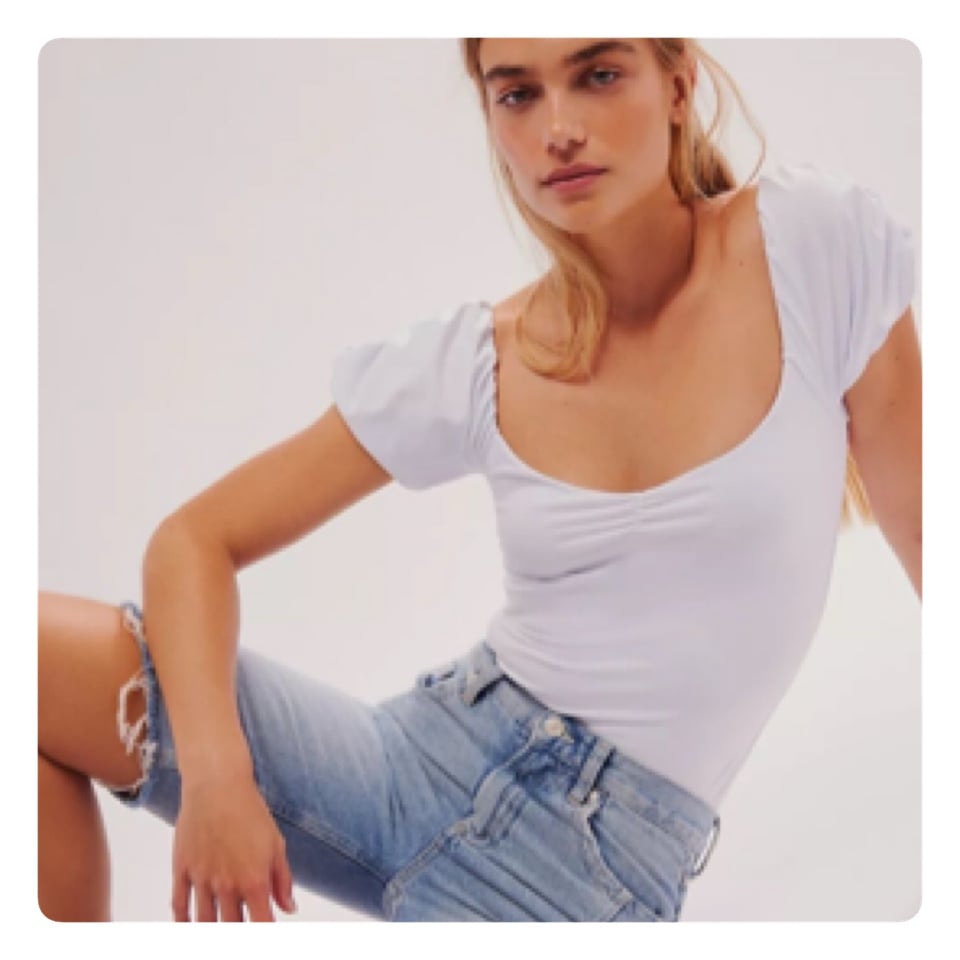 Free People BELLA BODYSUIT SMALL NEW