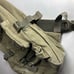 Small Army Green Canvas Backpack Travel Outdoor Hiking School Bag Lightly Used