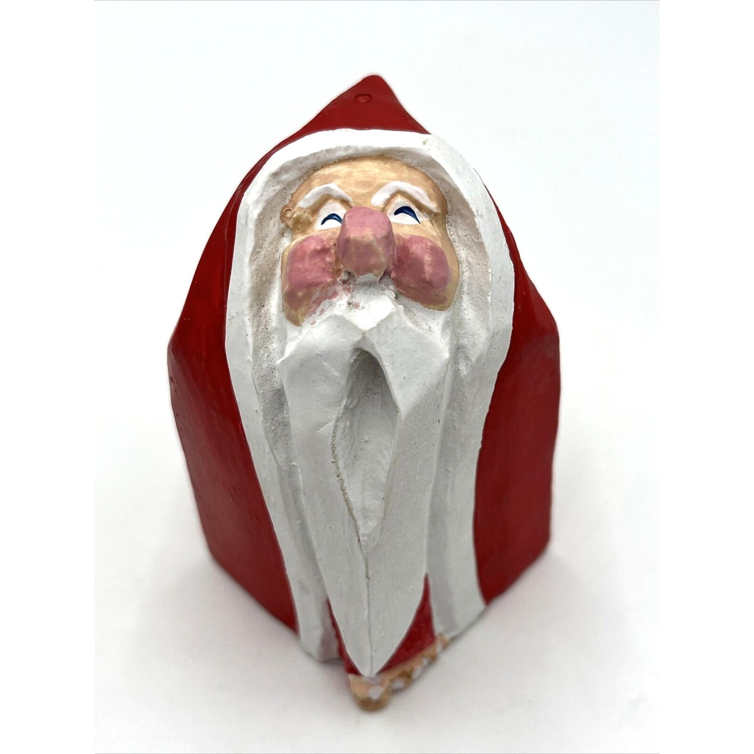 Department 56 Barefoot Santa Figurine Carved 3.5” Whimsical Christmas Decor