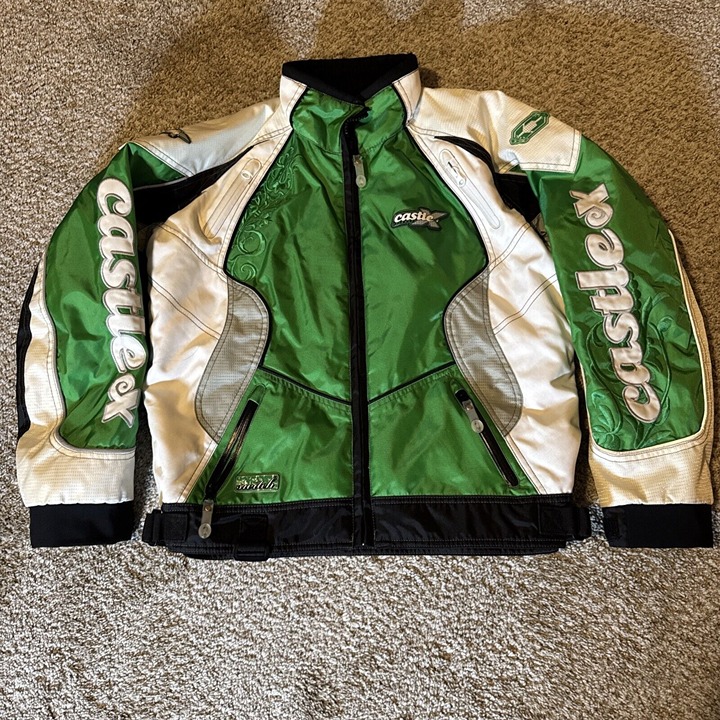 Castle X Racewear Switch Snowboarding Snowmobile Race Jacket Women's Small. CLU