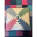 Lot of 3 VINTAGE Hand Made Quilt 51”x71”, 14.5x14.5” Pillow & 19”x19” Pillow