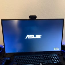 Asus 27” 1440p 165hz hdr gaming monitor; DP HDMI built-in speakers