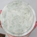 Large Green White 6 Marbled Salt Spice Cellar-Heavy