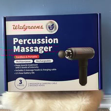 Walgreens Percussion Massager, Cordless & Portable NWT