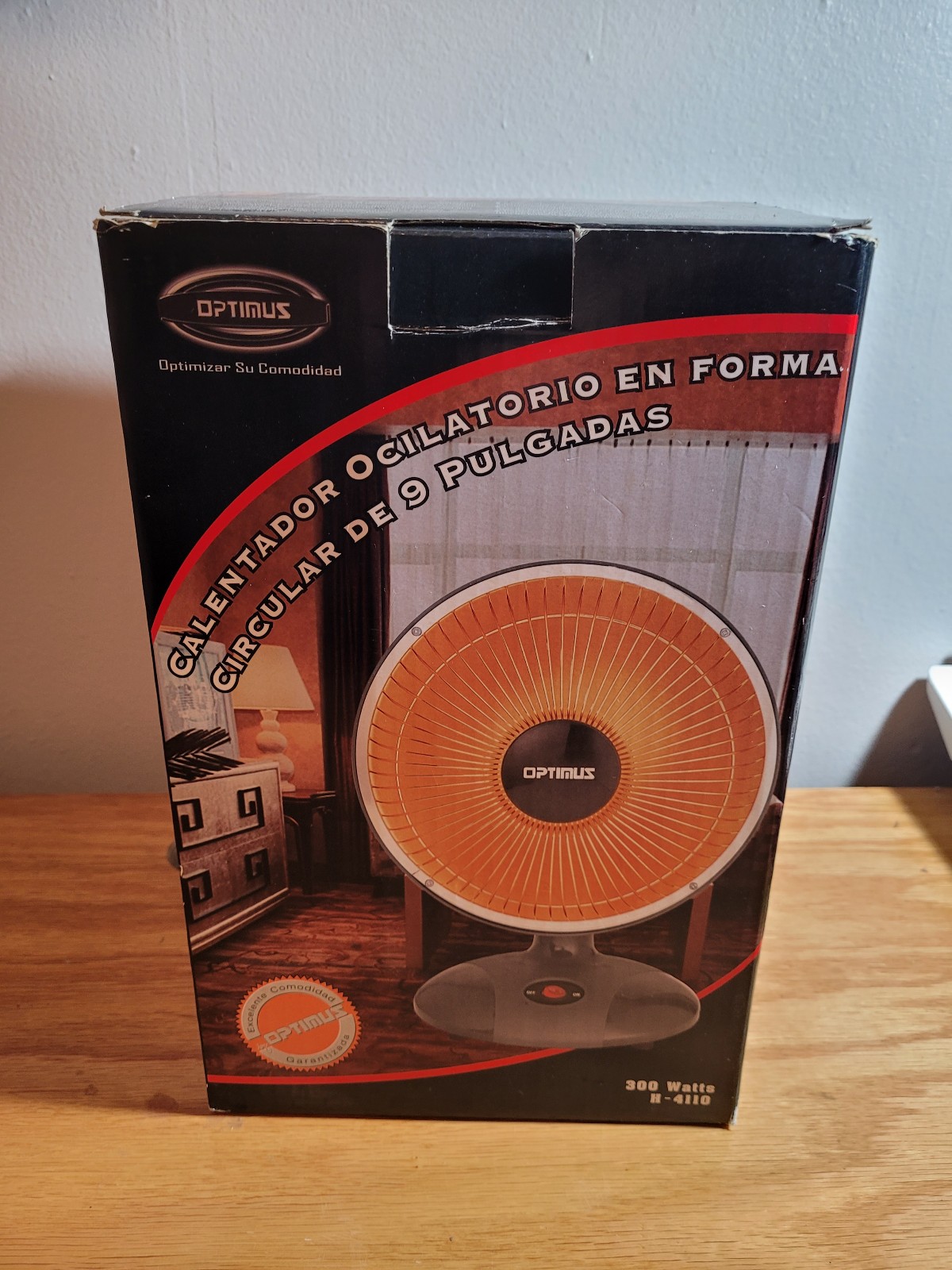 Optimus H-4110 9 Inch Electric Dish Heater space heater