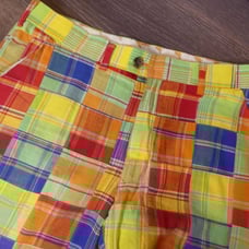 Loudmouth Golf Pants Multicolor Quitled Patchwork Check 36x30