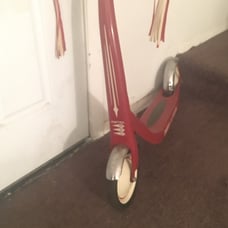 1960 TROTTINETTE RADIO FLYER retro red