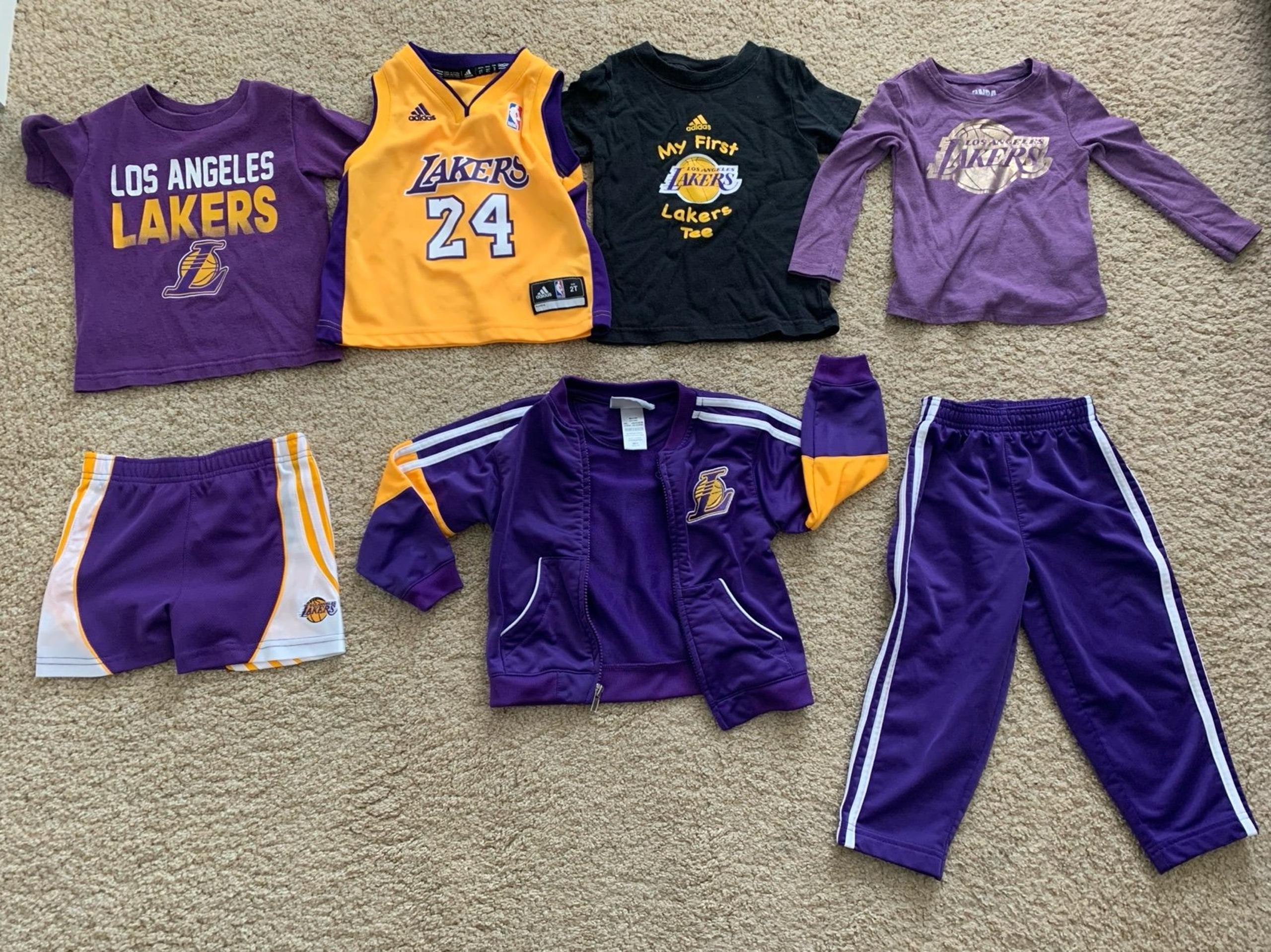 2t lakers Kobe lot of 7 pieces
