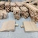Huge Lot Wooden Railway Train Track 80+ Bridge Curved Straight Risers Switches