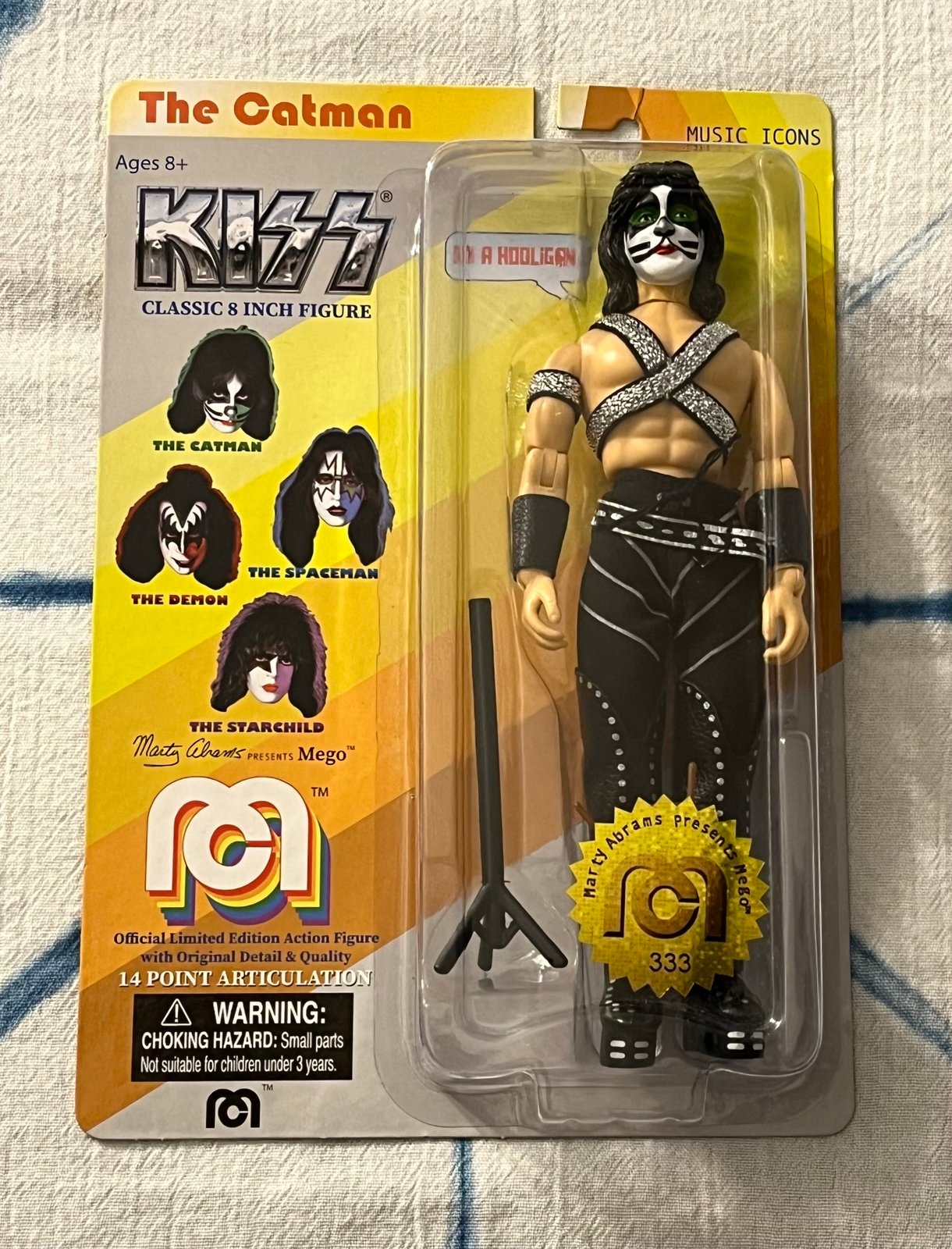MEGO Kiss Peter Criss Catman 8 Action Figure