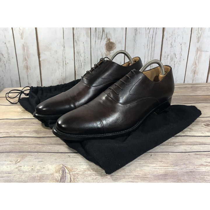 NEW Campanile Captoe Oxford Shoes Mens Size 9 Leather Made In Italy Brown