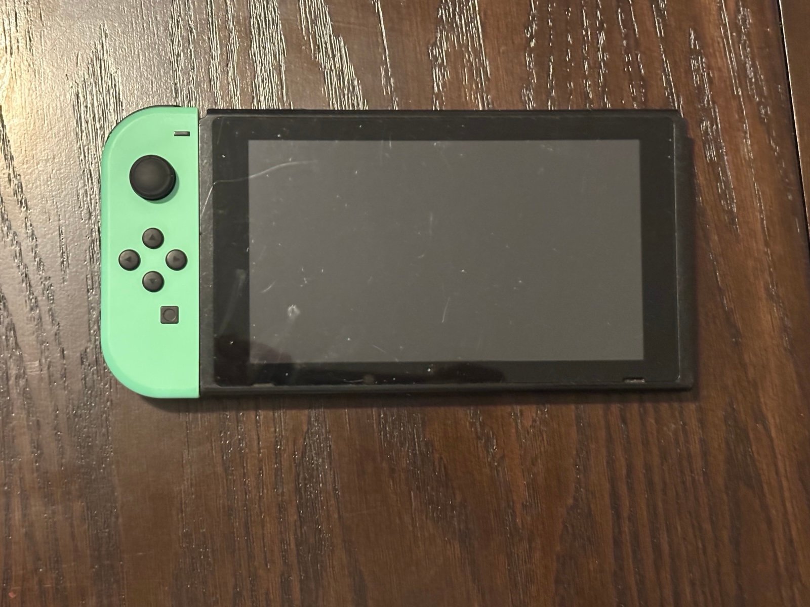 Animal crossing Nintendo switch tablet with only left joy on