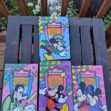 NOS 1990 Disney's 15 Pc. Activity Pads Merrigold Press Toontown Mickey 4 Titles