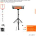 Heat Storm TT-R 1,500-Watt Electric Outdoor Infrared Portable Space Heater