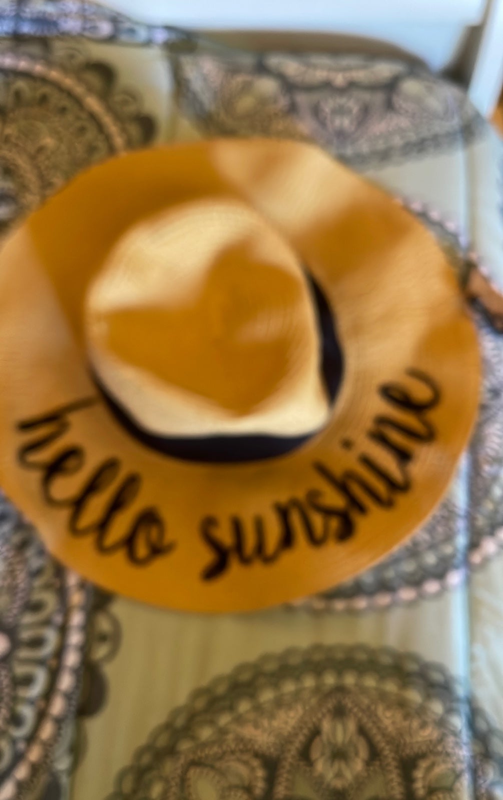 Hello sunshine beach hat