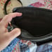 Fossil Black Leather Crossbody Bag