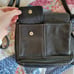 Fossil Black Leather Crossbody Bag