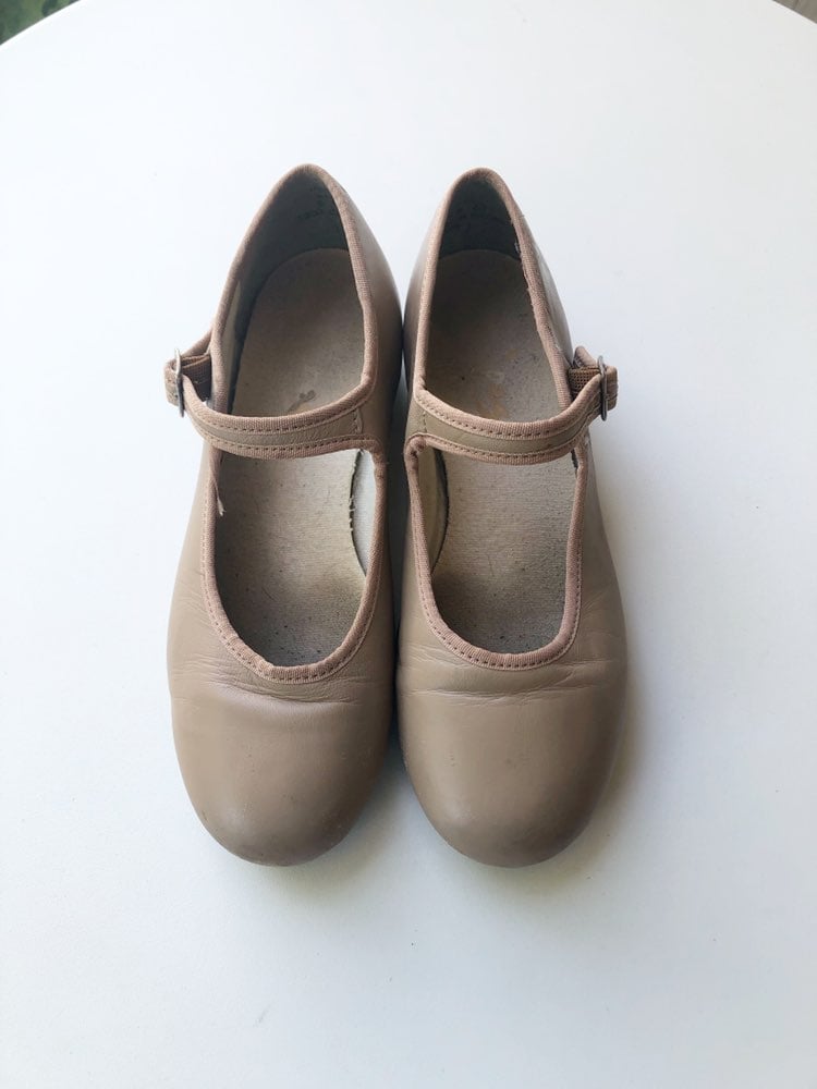 Nude color Tap dance shoes 5.5