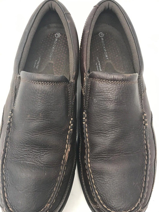 Rockport XCS Shoes Mens 9M Casual Slip On Loafers Brown Leather