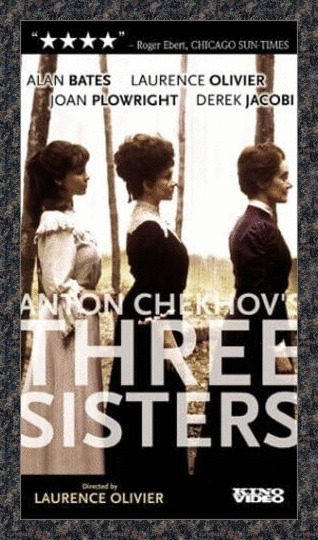 Three Sisters (VHS, 1970) Laurence Oliver Joan Plowright Chekhov play video NTSC