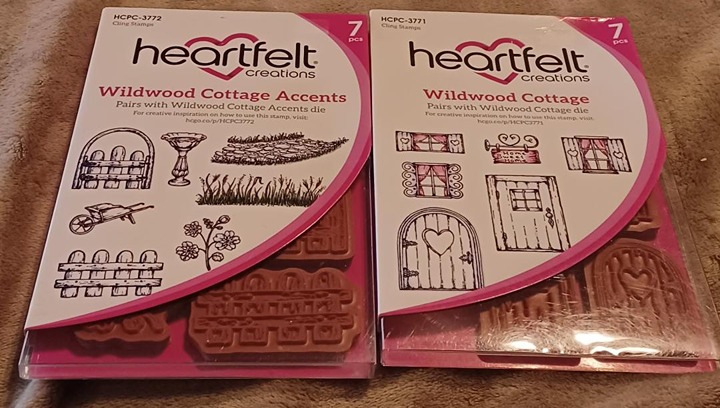 Heartfelt Creations Wildwood Cottage and Wildwood Cottage Accents Cling Stamps