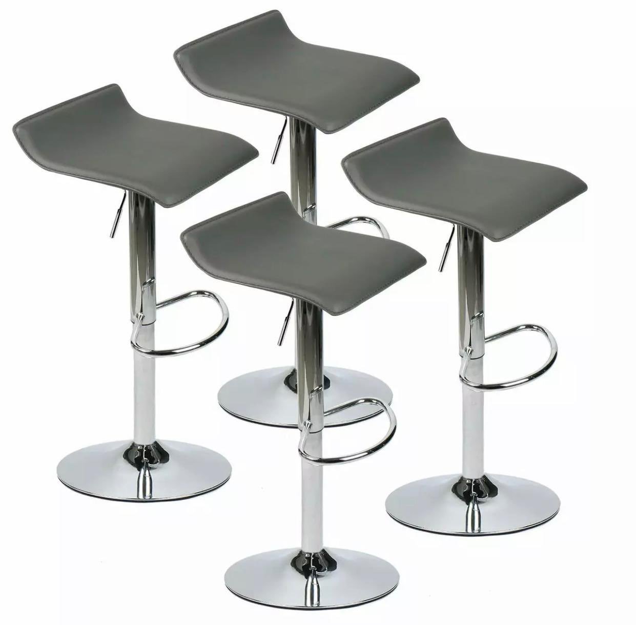 Brand new 4 gray bar stools