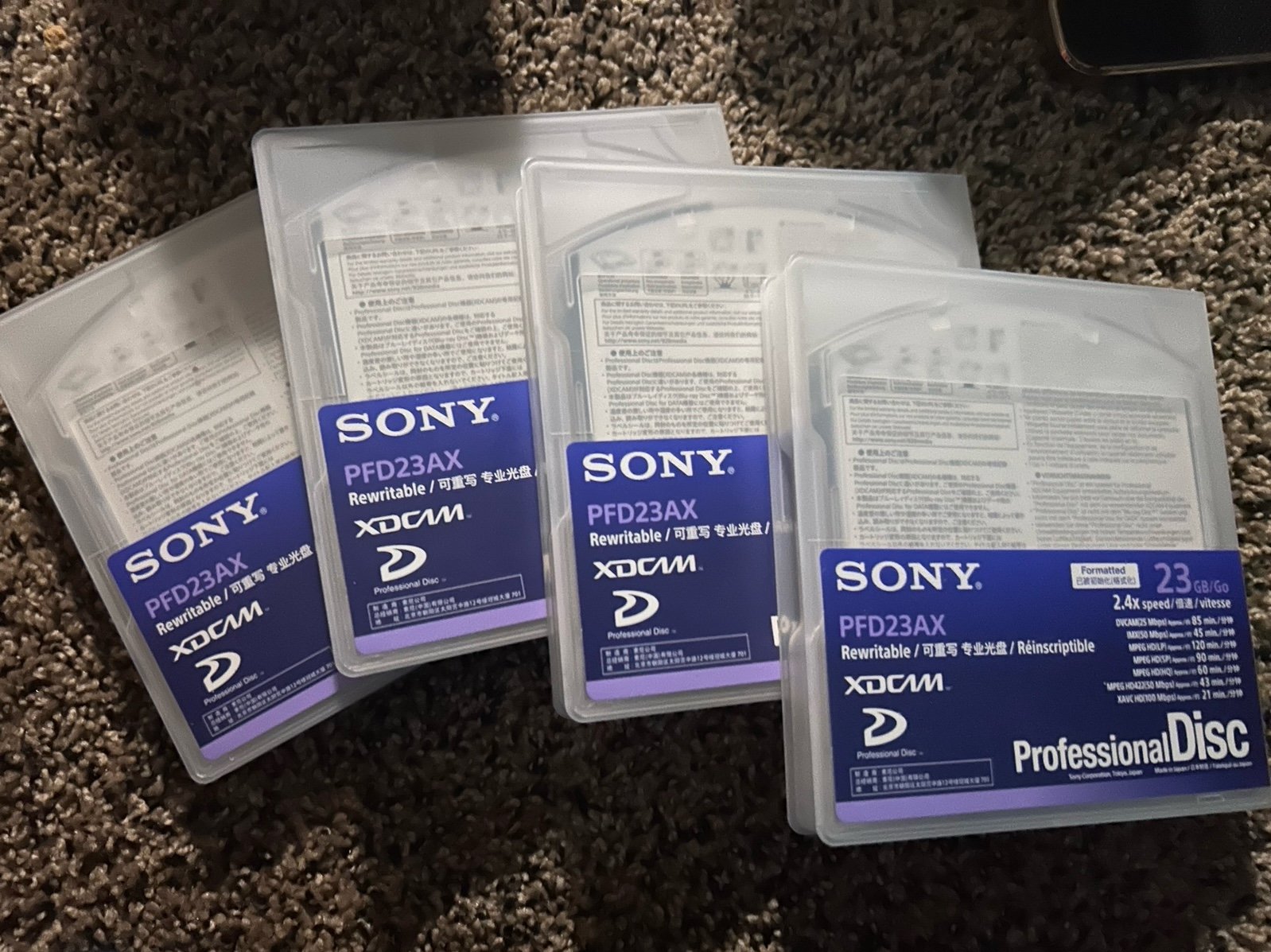 Sony blank tapes