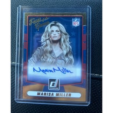 2016 Panini Donruss Football #6 Marisa Miller Fans of the Game Auto