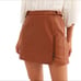 Free People Faux Leather Mini Skirt size 2