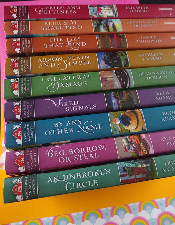 Guideposts Mysteries of Lancaster County Book Lot, Set/9 Books Hardcovers, New