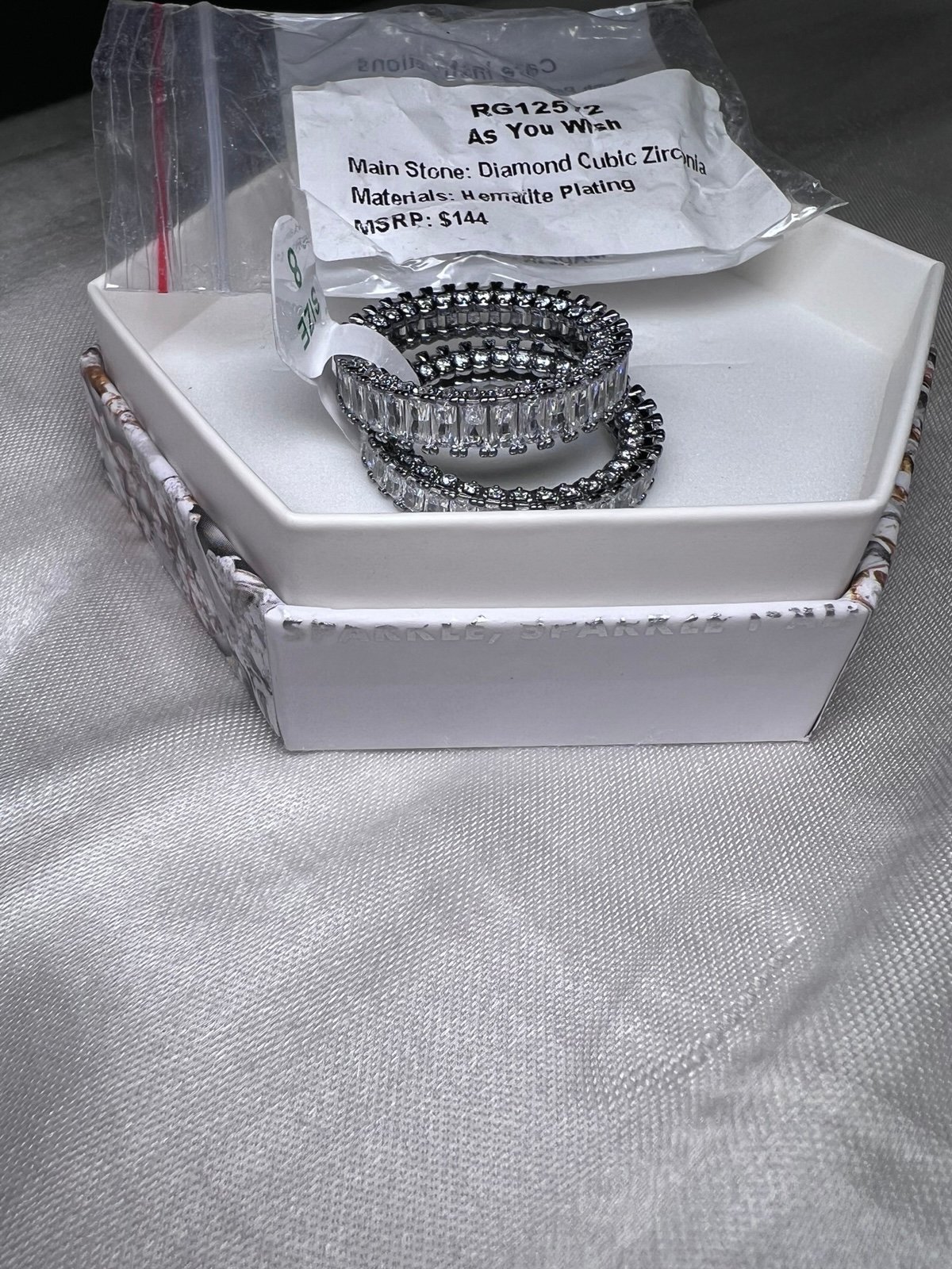 Bomb Party April 2025 Ring “as you wish” size 8