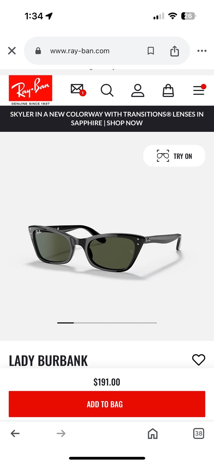 Ray-Ban LADY BURBANK