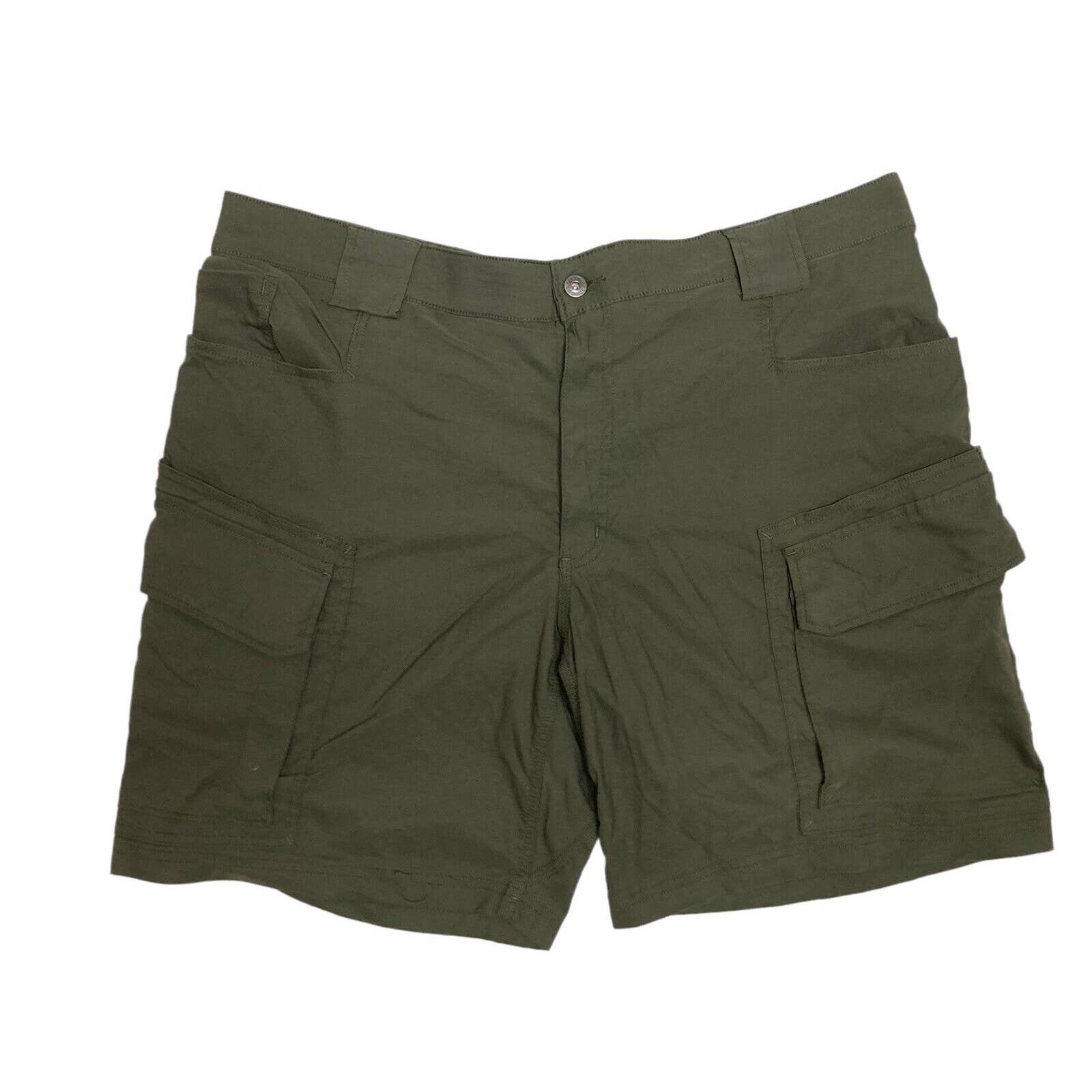Duluth Trading Company DuluthFlex Dry on the Fly 9 Cargo Shorts Size 42 Green