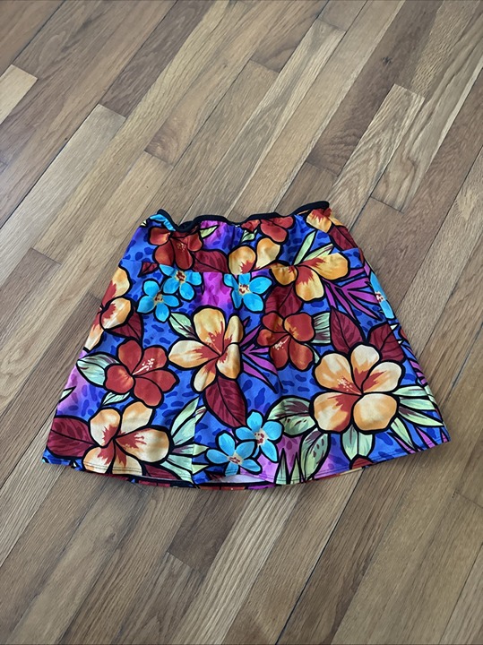 Sparkle Skirts / Bolder Women's Colorful Floral Skort Tennis Golf Size M