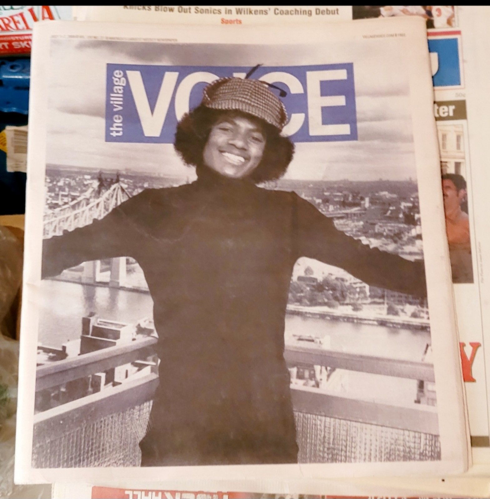 Michael Jackson Passing Village Voice 7/1/09 Brand New